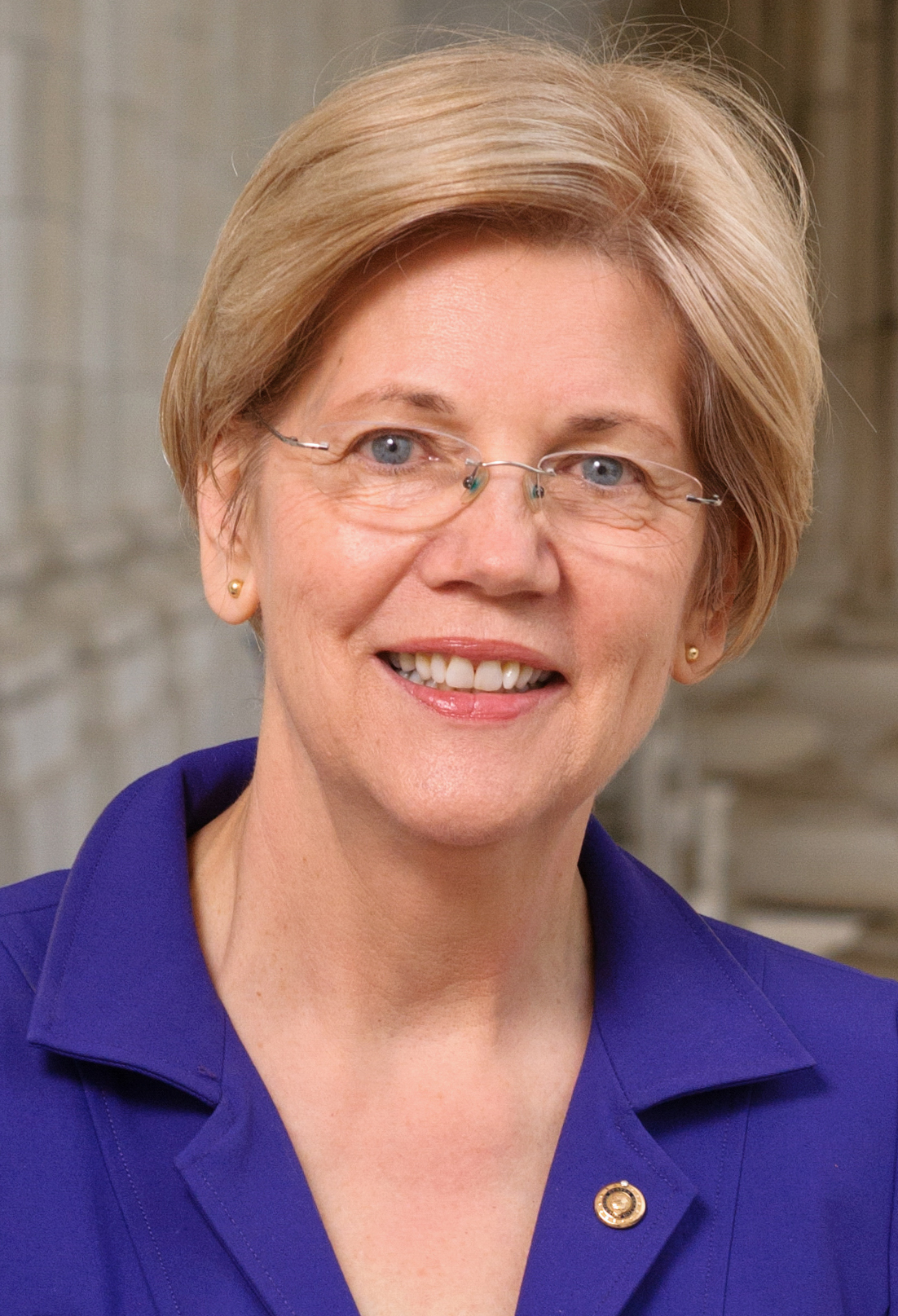 Official Senate portrait of Sen. Elizabeth Warren of Massachusetts